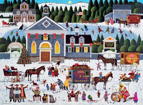 Buffalo Games - Charles Wysocki Churchyard - Rompecabezas 1000 Piezas para Adultos miniatura 2
