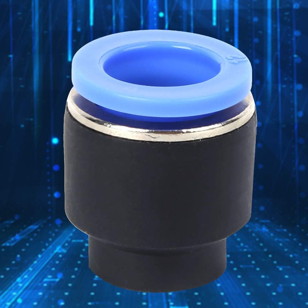 50PCS Pneumatic Pipe Plug 12mm Push - Fit Female End Cap - Leak - Proof Plastic & Brass Quick Insert with Oval Release Ring for Industrial Air & Water Pipes