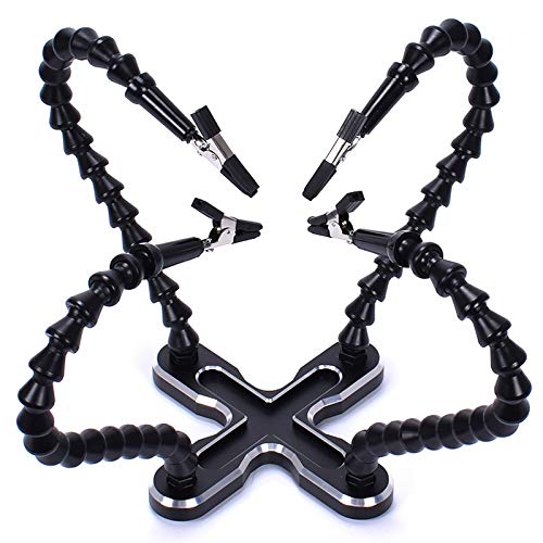 【送料無料】 多機能 4フレキシブルアーム はんだ付けステーション はんだごてスタンド Pana-多機能ハンドはんだ付けステーション,ハンドはんだ付け修理ツール,フレキシブルアーム - AliExpress