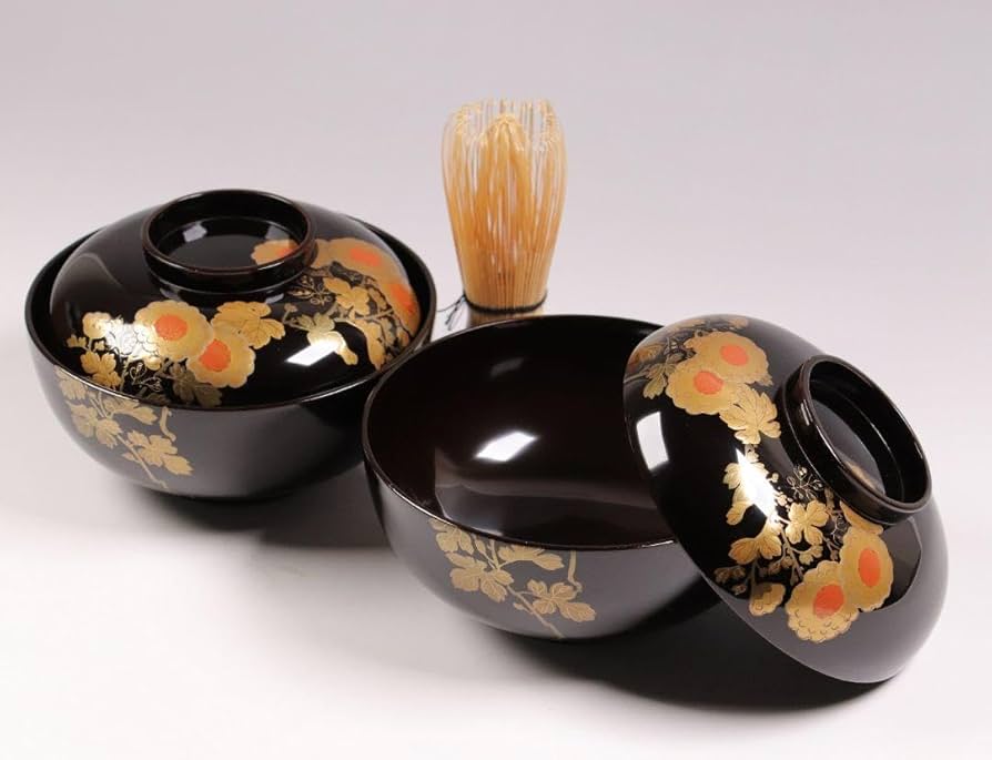 能登輪島塗　時代漆塗 膳 黒地 萩金蒔絵金　漆器　お膳　2客 能登輪島塗 時代漆塗 膳 黒地 萩金蒔絵金 漆器 お膳 2客 - メルカリ