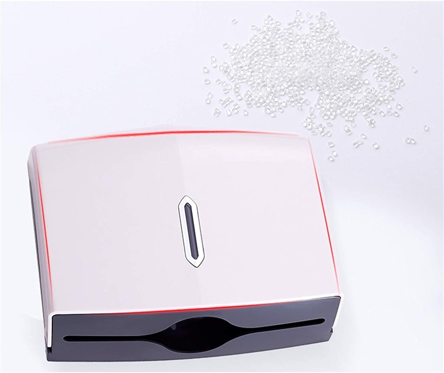 papierhandtuchspender Wandmontierter Papierhandtuchspender, Handtuchspender mit großer Kapazität, platzsparender Handtuchspender, Badezimmer-Papierhandtuchhalter Einfach zu bedienen