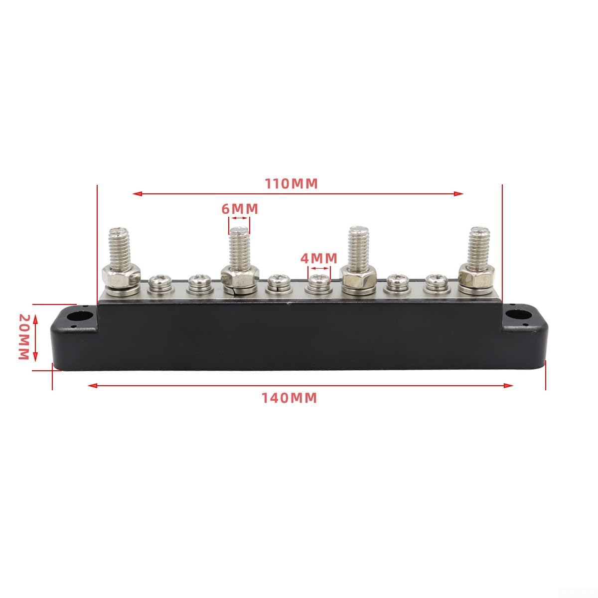 Barra Colectora Cobre 14 Vías 150A 48V DC para Barco(A)