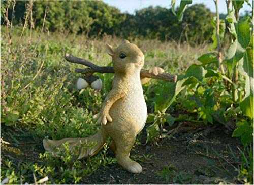 Mini statue d'écureuil mignon : cadeau idéal pour bureau