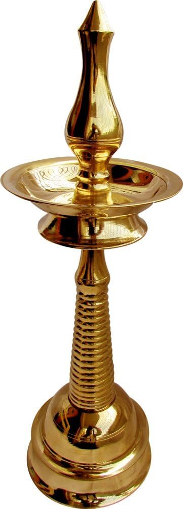 Brass Puja Eternal Kuthu Vilakku Oil Lamp