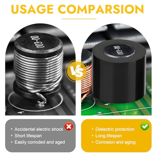 90 Stück Distanzhülsen für M6/M8 Schrauben,ABS Nylon Abstandshalter Rund Schwarz,Distanzhülsen Kunststoff mit Aufbewahrungsbox,Lsolierung Abstandshülsen,Nicht Gewinde Spalte Abstandshalter