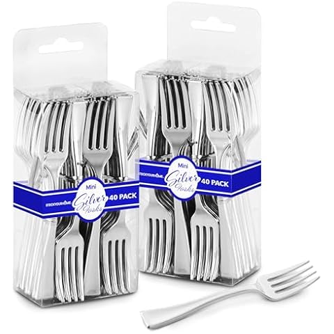 Silver Mini Forks by Stock Your Home Cover