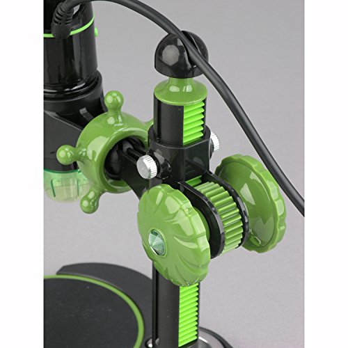 Amscope Ubw500X0200M Digital 2Mp Usb Microscope, 5X-500X Magnification, 4X 3D Digital Zoom, Built-In Eight Led Light Source, Table Stand, Includes Software Cd #TOP3