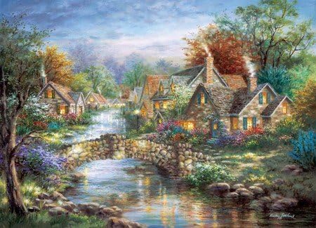 Stonehedge Bridge 1000 Piece Puzzle