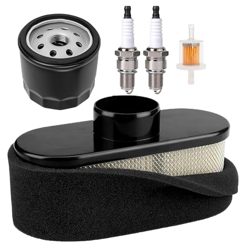 Tune Up Kit for Kawasaki FR691V FR651V FR730V Engines Replacement for FR691V Oil Filter 49065-7007 Air Filter 11013-0752 Fits for Cub Cadet ZT1 ZT2 50 Mower and Hustler Zero Turn Mower