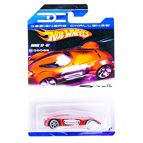 Hot Wheels Designer's Challenge Issue Series : Dodge XP-07 Red Scattered Chrome 1/64 2007