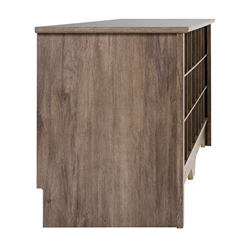 Prepac 24 Pair Shoe Storage Cubby Bench, Drifted Gray #TOP4