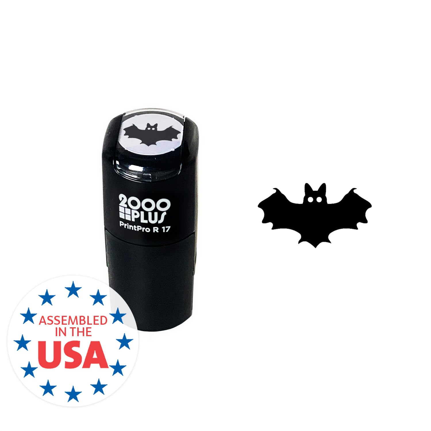 Black Bat Self Inking Stamp - Halloween Teacher Reward -6 Black Bat Self Inking Stamp - Halloween Teacher Reward -6