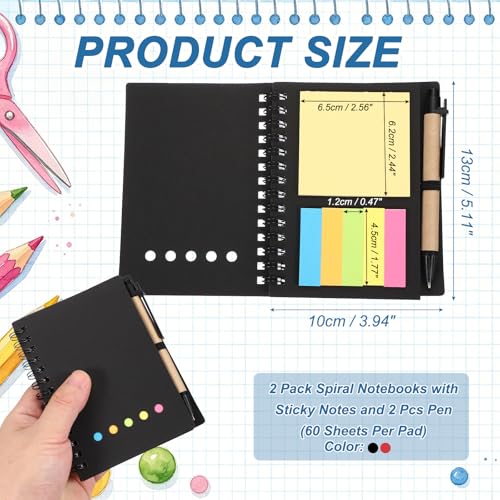 Cuadernos espirales compactos de bolsillo para organizar tus tareas diarias 2