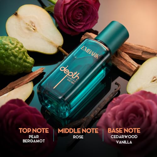 Image of EMBARK Depth Thrive Long Lasting Perfume for Women | 20ml Eau De Parfum | Floral Woody Premium Fragrance | Gift for Women