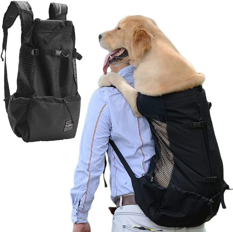 Amazon karonpeln ペット キャリーバッグ 大型犬用 通気性 ドッグキャリアバッグ ゴールデンレトリバーバックパック 調節
