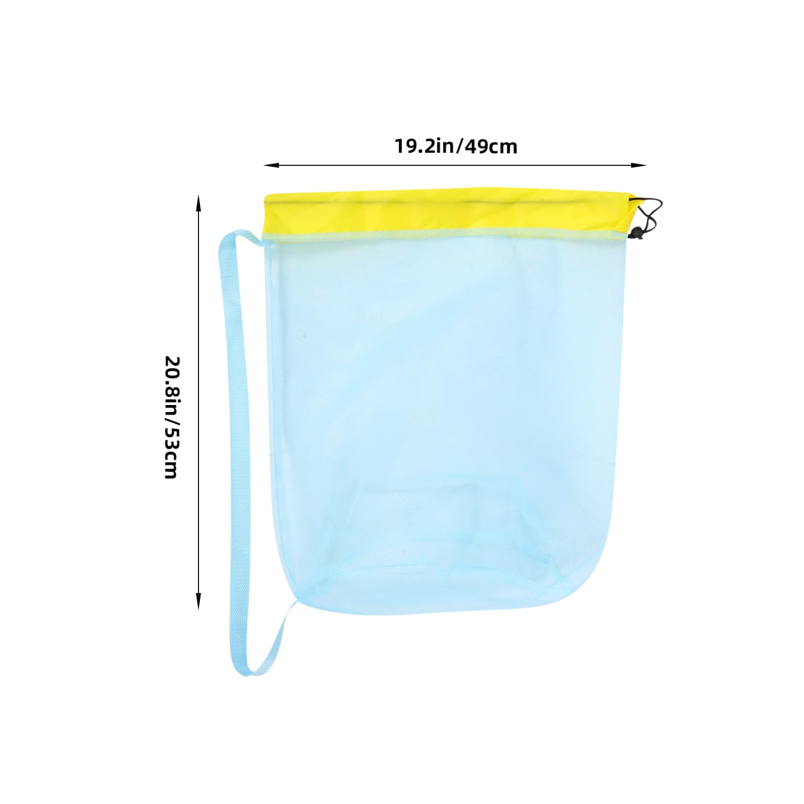 GALPADA 5stücke Portable Mesh Strandtasche Mit Kordelzug Robuste Und Leichte Strandtasche Für Junge Mädchen Zur Aufbewahrung Von Sandspielzeug Und Schwimmausrüstung Für Urlaub Am