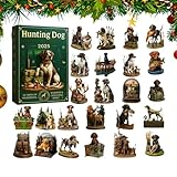 Expression de l' de poursuite sauvage : ce calendrier de compte à rebours présente une collection d'art plat en acrylique avec une concentration sur des motifs spécifiques à la race, offrant des détails complexes de scènes de chasse qui mettent en valeur l' de poursuite sauvage, offrant aux passionnés une façon spéciale de décorer les espaces tout en célébrant leur amour pour les races de chiens pendant