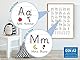kizibi® XL Grundschrift Poster für Kinder (GS), Grundschule Lernposter DIN A2 mit Übungsblatt, Schreiben Lernen | beliebt im Kindergarten, Vorschule, Grundschule | inklusive Übungsblatt