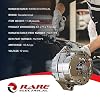 RAREELECTRICAL New 110A Chrome Street Rod Gm High Output Alternator Compatible With 1-One Wire Self Exciting Energizing
