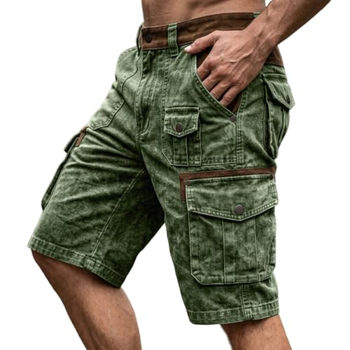 Short décontracté en denim homme ample fini les vêtements serrés en été