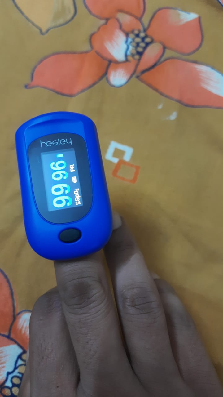 Hesley Pulse Oximeter Fingertip, Oxygen Saturation Monitor with