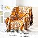 Boho Throw Blanket for Bed 100% Cotton Soft Lightweight Quilt Floral Embroidery Home Decor Breathable Bed Blanket,60