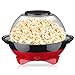 Elektryczna maszyna popcornu na gorący olej, ekspres popcornu o pojemności 6 litrów, wyjmowane płytki nieprzywierające, otwory wentylacyjne, przezroczysta pokrywa, na przyjęcia, wieczory filmowe 220V