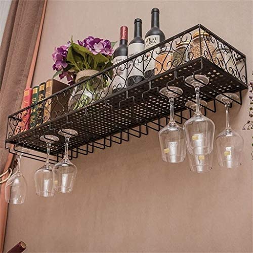 Étagère à vin murale en métal pour libérer l'espace de vos comptoirs
