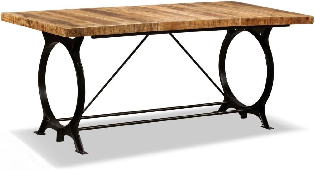 Table salle &agrave; manger bois de manguier