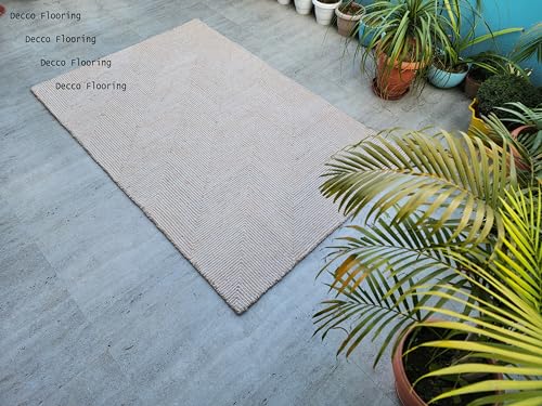 Image of Soft Pure Woolen Modern Collection Tufted Carpet for Living Room,Bedroom'Kitchen and Hall (4 X 6) Feet