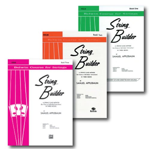 String Builder Complete Pack for Violin - 3 Book Set - Includes; Books 1, 2 and 3.