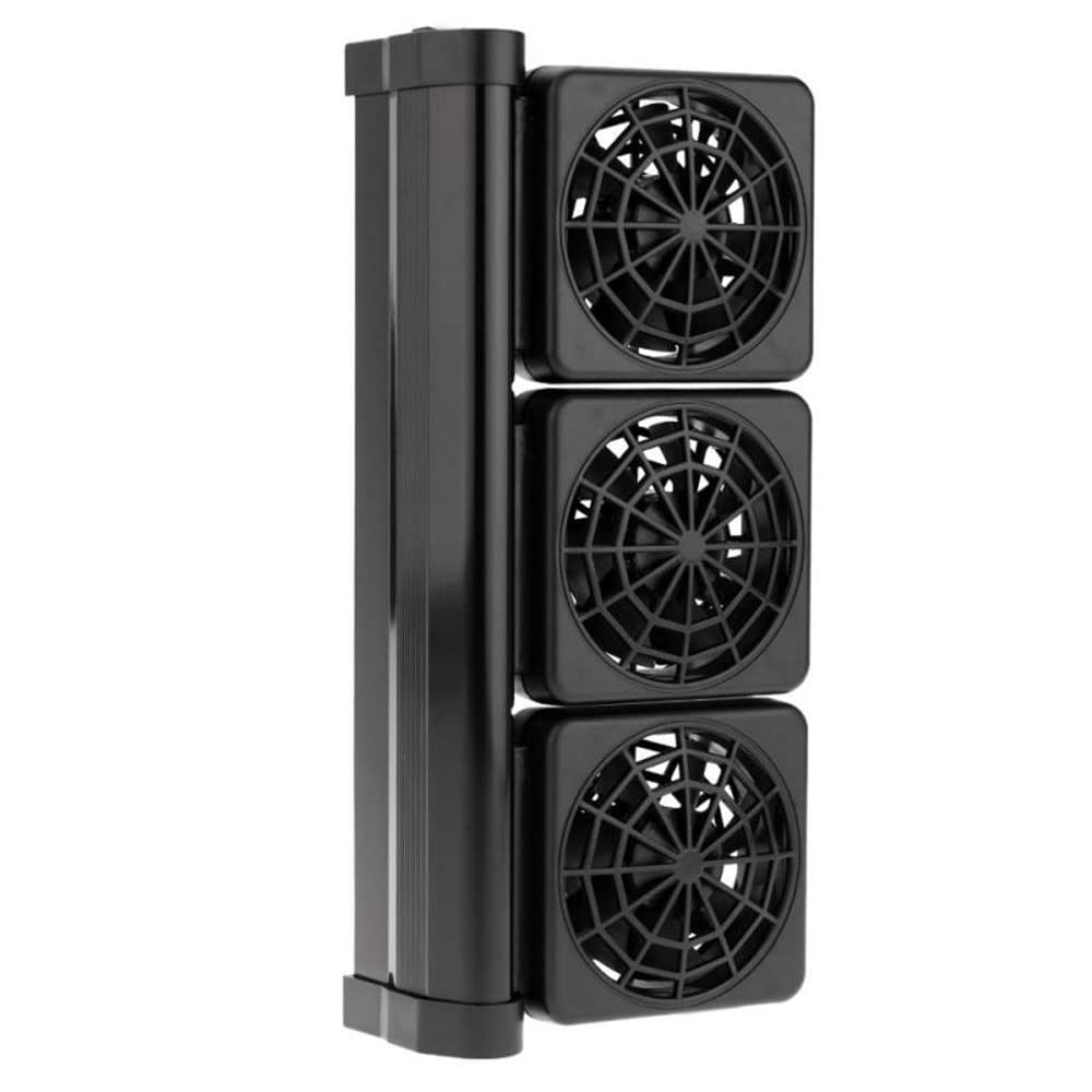 CENPEK Aquarium Chillers Cooling Fan,Adjustable Aquarium Water Cooling Fan Fish Tank Cold Wind Chiller 2 Level for Salt/Fresh Water (3 Fan) - Image 3