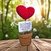Regalos Originales Corazón de Ganchillo hecho a mano Imagen de Regalos Originales Corazón de Ganchillo hecho a mano