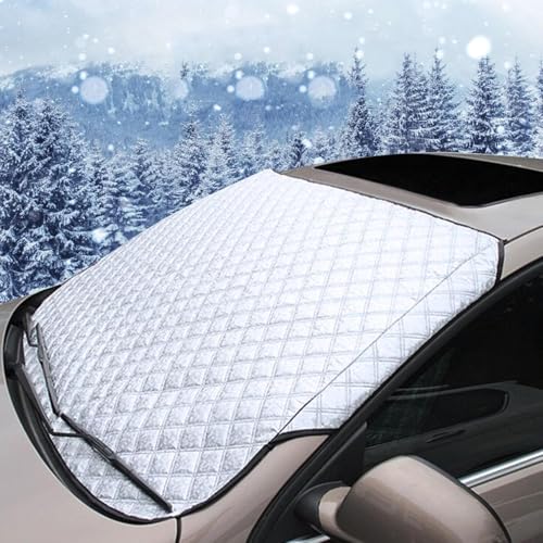GuGuoZZ Coche Protector para Parabrisas para KIA Carens (7seats) 2013-2016 Funda Plegable Protege de Sol Protege de Sol Rayo UV Lluvia Hielo