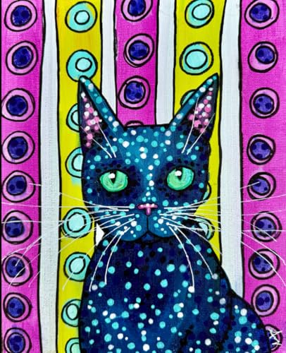 Dottie Cat Journal carnet de notes chat rigide pour écriture et dessin - 2