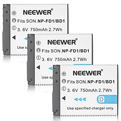 Neewer® (3 pezzi) di ricambio ad alta capacità