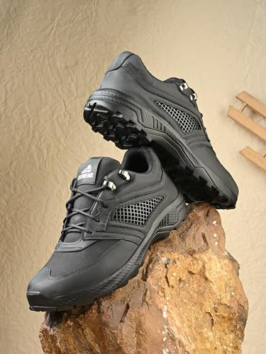 Image of Leo Fitness Outdoor Trekking & Hiking Shoes for Men Waterproof for All-Terrain Grip with Soft Rubber Outsole