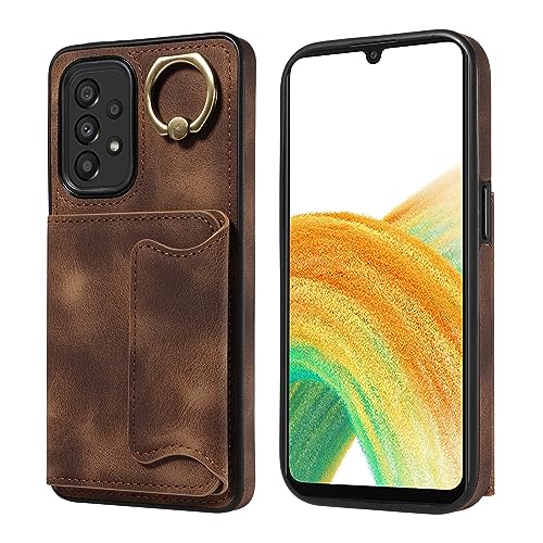 Housse Samsung Galaxy A33 5G marron pour protéger votre écran des chutes