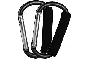 Travel Carabiner: Baby Stroller Hooks (2-pack)