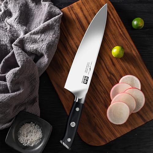 SHAN ZU Küchenmesser Kochmesser Profi Messer, Chefmesser 20cm Deutscher Edelstahl Extra Scharfe...