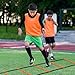 Agility Ladder Speed Ladder for Soccer, Speed Football Ladder Agility Training Equipment, 12 Rung 20FT (Orange)
