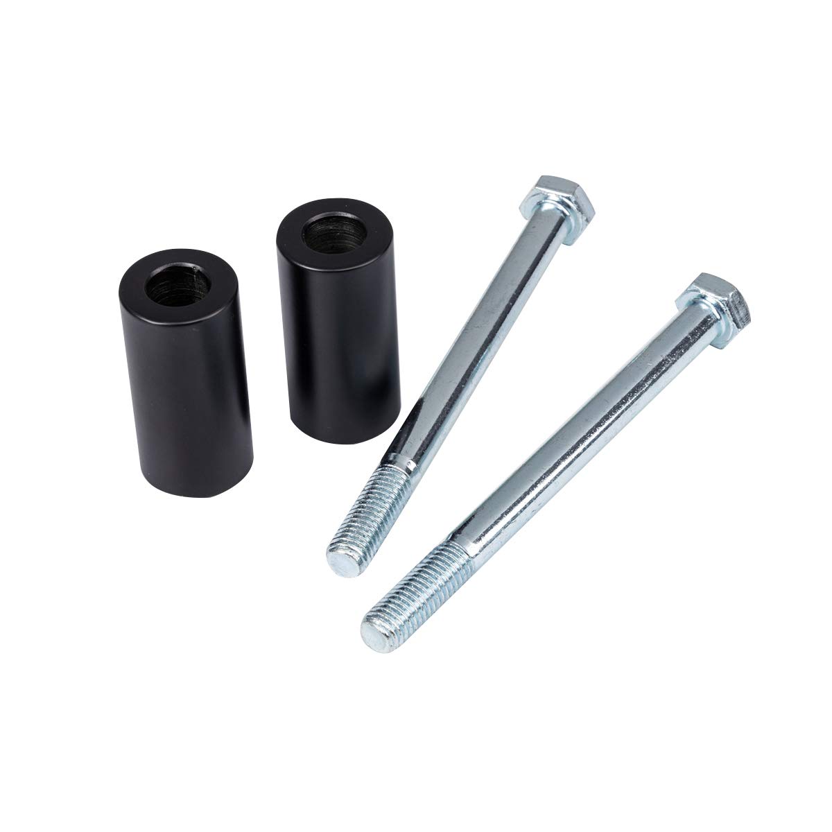 5,1 cm Erhöhung Lenkererhöhung für Harley Davidson 2,5 cm Lenker schwarz Motorrad Spacer