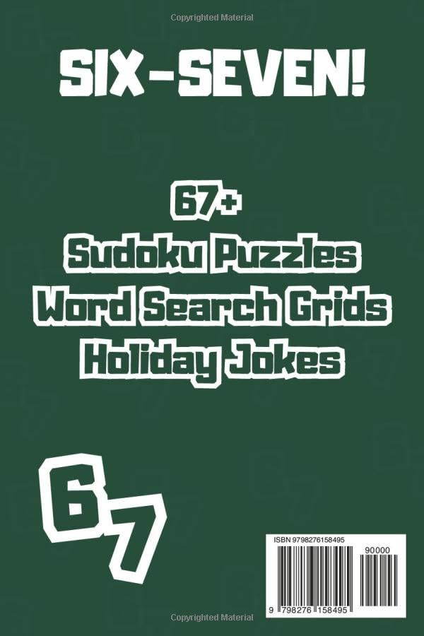 Stocking Stuffers for Teen Girls: 6-7 SIX SEVEN!: Funny, Ridiculous Activity Book About the 67 Meme: Christmas Gift with Jokes and Brain Teasers - Image 2