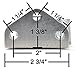 Oil Filter Mount, Ports Up, 1/2 in NPT Female Ports, 3/4-16 in Center Thread, Aluminum, Polished, Universal, Kit