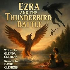 Ezra and the Thunderbird Battle Audiolivro Por Glenda Clemens capa