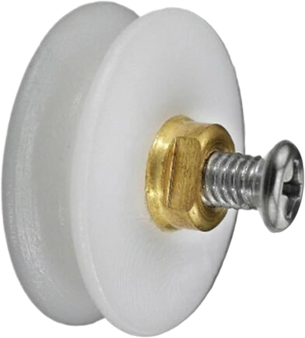 8 個のシャワールームプーリー浴室スライドガラスドアホイールナイロン銅ローラーシャワードアローラー交換ネジ 22.5 ミリメートル シャワールーム  キャビンプーリー シャワールームローラー/ランナー/ホイール/プーリー直径23mm/25mm/27mm 穴距離26m 4 個シャワードア ...