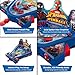 World Tech Toys Marvel Spider-Man Tabletop Pinball Game – Kids Mini Arcade Toy with Launcher & Metal Ball - Marvel Licensed - Spiderman Gift for Ages 3+