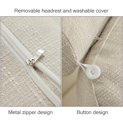 Almohada de lectura ergonómica con reposabrazos para cama y sofá 6