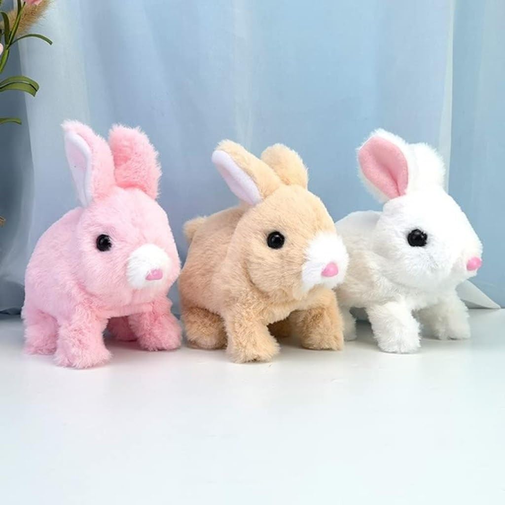Cookie Jumping Rabbit Easy on Hands, Interactive Toys Bunnies Can Walk and Talk, Easter Plush Stuffed Bunny Toy Walking Rabbit Educational Toys for Kids, Hopping Wiggle Ears Twitch Nose [Pack Of 1] (B0DHH2D1KW) Amazon Price History, Amazon Price Tracker