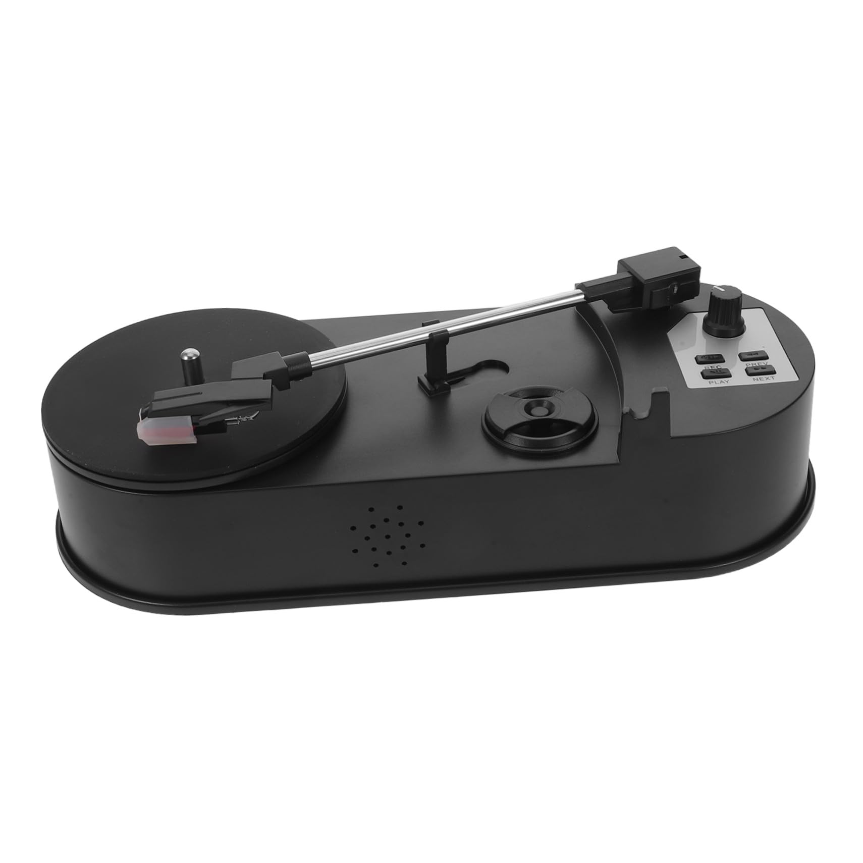 VANZACK Gira Dischi in Vinile con Altoparlante Convertitore per Giradischi Retrò Riproduttore di Dischi in Stile Vintage Impianto Audio per Collezione di Vinili